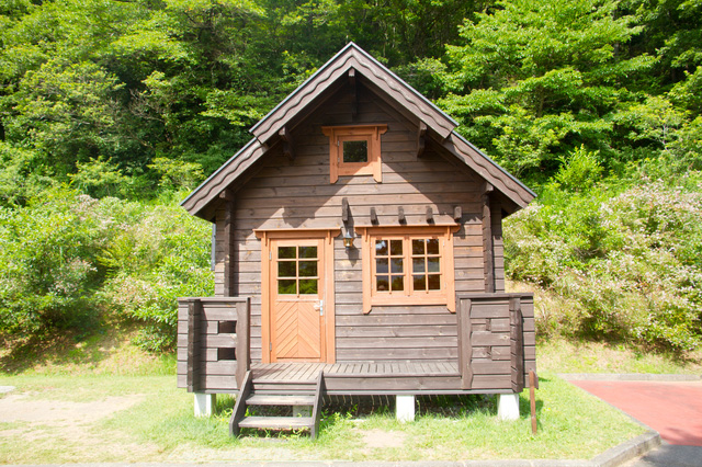 ご利用事例　ログハウス、山小屋の電源