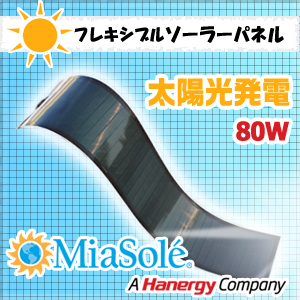 GLOBALSOLAR　PowerFLEX フレキシブルソーラーパネル